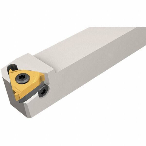 Iscar - External Thread, Left Hand Cut, 1" Shank Width x 1" Shank Height Indexable Threading Toolholder - 6" OAL, M 22 Insert Compatibility, SE Toolholder - Industrial Tool & Supply