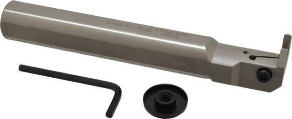 Iscar - TGI, Internal, Right Hand, 0.7" Max Depth of Cut, 0.236 to 1/4" Groove Width, Indexable Grooving Tool Holder - TGMF Insert Compatibility, 1-1/4" Shank Width, 8.65" OAL, Through Coolant - Industrial Tool & Supply