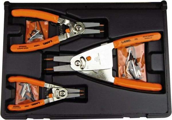 Lang - Retaining Ring Pliers - Standard Jaw, Standard Head - Industrial Tool & Supply