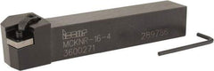 Iscar - MCKN, Right Hand Cut, 75° Lead Angle, 1" Shank Height x 1" Shank Width, Negative Rake Indexable Turning Toolholder - 6" OAL, CN..43.. Insert Compatibility, Series Isoturn - Industrial Tool & Supply