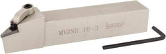 Iscar - MVJN, Right Hand Cut, 1" Shank Height x 1" Shank Width, Negative Rake Indexable Turning Toolholder - 6" OAL, VN..33. Insert Compatibility, Series Isoturn - Industrial Tool & Supply