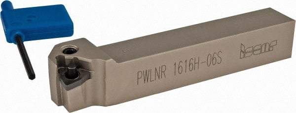 Iscar - PWLN, Right Hand Cut, 16mm Shank Height x 16mm Shank Width, Negative Rake Indexable Turning Toolholder - 100mm OAL, WN.. Insert Compatibility, Series Isoturn - Industrial Tool & Supply