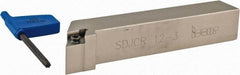 Iscar - SDJC, Right Hand Cut, 3/4" Shank Height x 3/4" Shank Width, Neutral Rake Indexable Turning Toolholder - 4-1/2" OAL, DC.. Insert Compatibility, Series Isoturn - Industrial Tool & Supply