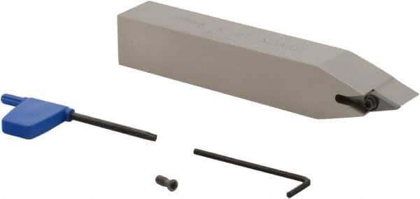 Iscar - SVVC, Neutral Cut, 72.5° Lead Angle, 1" Shank Height x 1" Shank Width, Neutral Rake Indexable Turning Toolholder - 6" OAL, VCM..33.. Insert Compatibility, Series Isoturn - Industrial Tool & Supply