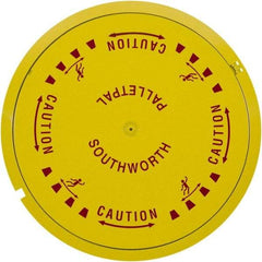 Pallet Pal - Turntables Type: Low Profile Disk Diameter (Inch): 43-5/8 - Industrial Tool & Supply
