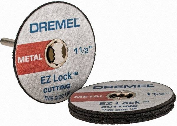 Dremel - 1/3" Hole, Bow Tie Mandrel Kit - 1-1/2" OAL, 1/8" Shank Diam - Industrial Tool & Supply