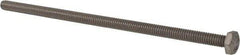 Value Collection - 1/4-20 UNC, 6" Length Under Head Hex Head Cap Screw - Fully Threaded, Grade 316 Stainless Steel, Uncoated, 7/16" Hex - Industrial Tool & Supply