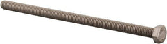 Value Collection - 5/16-18 UNC, 6" Length Under Head Hex Head Cap Screw - Fully Threaded, Grade 316 Stainless Steel, Uncoated, 1/2" Hex - Industrial Tool & Supply