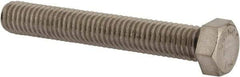 Value Collection - 7/16-14 UNC, 3" Length Under Head Hex Head Cap Screw - Fully Threaded, Grade 316 Stainless Steel, Uncoated, 5/8" Hex - Industrial Tool & Supply