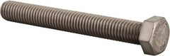 Value Collection - 1/2-13 UNC, 4" Length Under Head Hex Head Cap Screw - Fully Threaded, Grade 316 Stainless Steel, Uncoated, 3/4" Hex - Industrial Tool & Supply