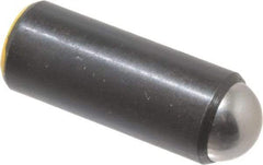 Gibraltar - 1.218" Body Length x 1/2" Body Diam, 12 Lb Init to 23 Lb Final End Force, Steel Press Fit Ball Plunger - 7/16" Ball Diam, 0.161" Max Ball Reach, +0.0010; +0.0020" Tolerance - Industrial Tool & Supply