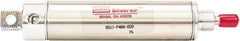 ARO/Ingersoll-Rand - 1" Stroke x 1-1/16" Bore Single Acting Air Cylinder - 1/8 Port, 5/16-24 Rod Thread, 200 Max psi, -40 to 160°F - Industrial Tool & Supply