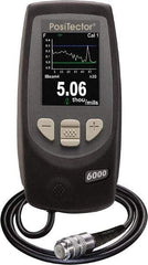 Made in USA - 0 to 250 mil Color LCD Coating Thickness Gage - For Use with PosTector 200, 6000, DPM, SPG & UTG Probes - Industrial Tool & Supply
