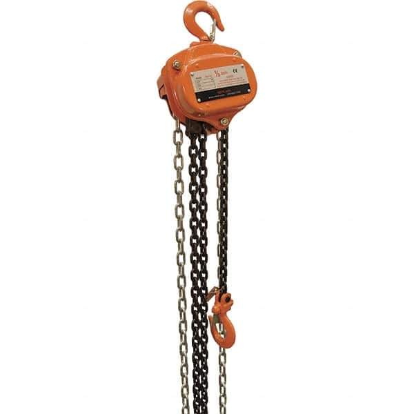Vestil - 1,000 Lb Lifting Capacity, 10' Lift Height, Hand Hoist - Made from Chain - Industrial Tool & Supply