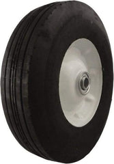 Marathon Industries - 10 Inch Diameter x 2-1/2 Inch Wide, Rubber Caster Wheel - 300 Lb. Capacity, 2-5/16 Inch Hub Length, 5/8 Inch Axle Diameter - Industrial Tool & Supply