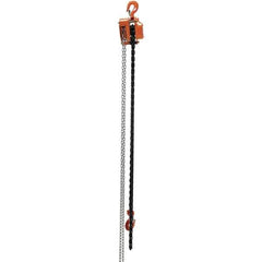 Vestil - 4,000 Lb Lifting Capacity, 15' Lift Height, Hand Hoist - Made from Chain - Industrial Tool & Supply