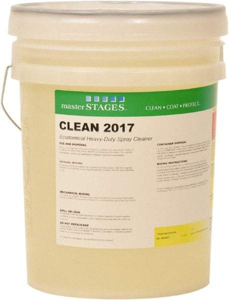 Master Fluid Solutions - 5 Gal Pressure Washing Spray Alkaline In-process Cleaners - Pail, Low Foam Formula - Industrial Tool & Supply