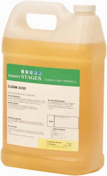 Master Fluid Solutions - 1 Gal Jug Cleaner - Low Foam, Series Clean 2430 - Industrial Tool & Supply