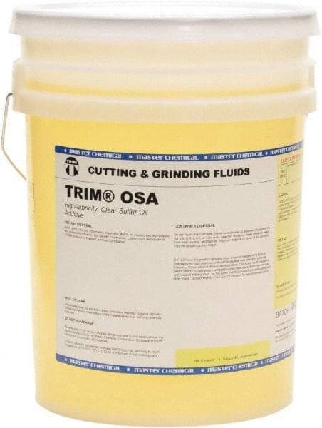 Master Fluid Solutions - 5 Gal Pail Sulfur Oil Additive - High Lubricity - Industrial Tool & Supply