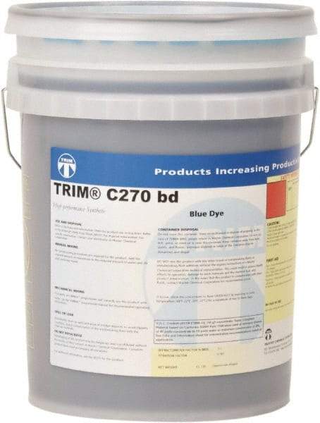 Master Fluid Solutions - Trim C270 bd, 5 Gal Pail Cutting & Grinding Fluid - Synthetic, For Cutting, Grinding - Industrial Tool & Supply