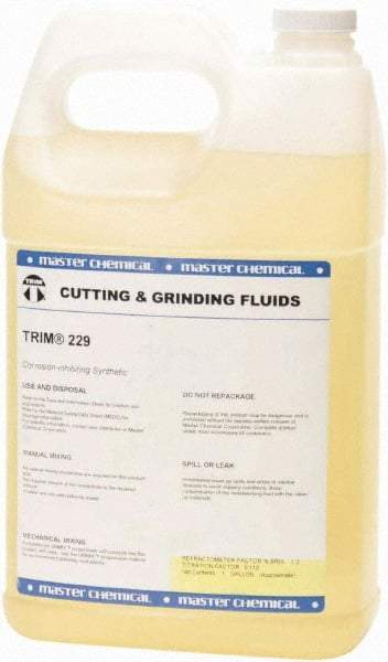 Master Fluid Solutions - Trim 229, 1 Gal Bottle Cutting Fluid - Synthetic - Industrial Tool & Supply