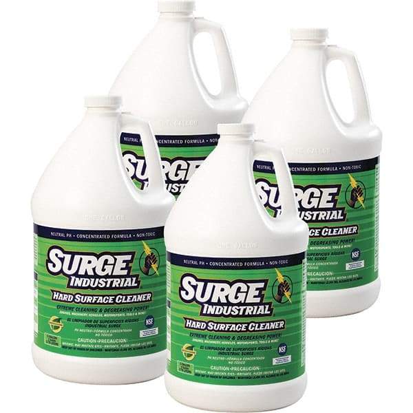 Surge Industrial - 1 Gal Bottle Cleaner/Degreaser - Liquid, Neutral pH, Unscented - Industrial Tool & Supply