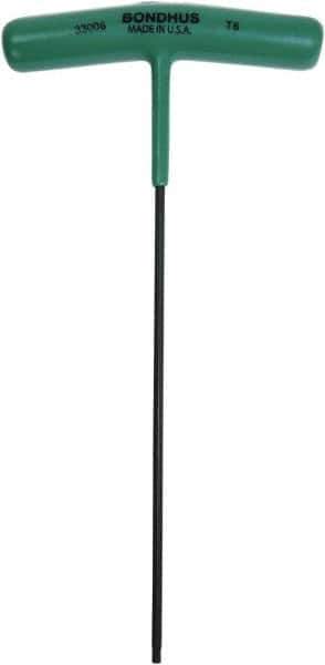 Bondhus - T6 Torx Key - T-Handle Cushion Grip - Industrial Tool & Supply