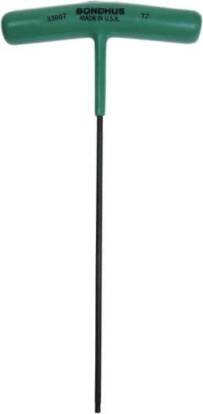 Bondhus - T7 Torx Key - T-Handle Cushion Grip - Industrial Tool & Supply
