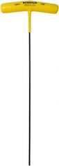 Bondhus - 5/64" Hex, T-Handle Cushion Grip, Hex Key - 229mm OAL, Inch System of Measurement - Industrial Tool & Supply