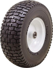 Marathon Industries - 4-1/2" Wide x 13" High x 7" Deep Turf Flat Free Hand Truck Tire - 400 Lb Load Capacity - Industrial Tool & Supply