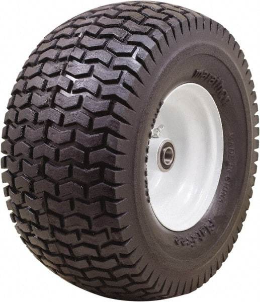Marathon Industries - 6-13/64" Wide x 13" High x 5" Deep Turf Flat Free Hand Truck Tire - 400 Lb Load Capacity - Industrial Tool & Supply