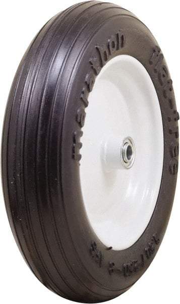Marathon Industries - 3-13/64" Wide x 13" High x 4" Deep Flat Free Hand Truck Tire - 300 Lb Load Capacity - Industrial Tool & Supply