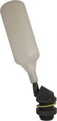 Control Devices - 1/2" Pipe, PVC, Angle Pattern-Single Seat, Mechanical Float Valve - 100 psi, MNPT End Connections - Industrial Tool & Supply