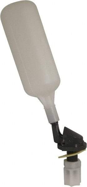 Control Devices - 1/4" Pipe, PVC, Angle Pattern-Single Seat, Mechanical Float Valve - 100 psi, Comp End Connections - Industrial Tool & Supply
