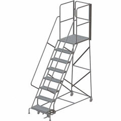 TRI-ARC - Rolling & Wall Mounted Ladders & Platforms Type: Rolling Warehouse Ladder Style: Rolling Platform Ladder - Industrial Tool & Supply