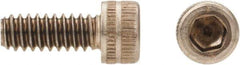 Made in USA - #10-24 UNC Hex Socket Drive, Socket Cap Screw - Grade A-286 Alloy Steel, Passivated Finish, Fully Threaded, 3/4" Length Under Head - Industrial Tool & Supply