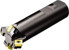 Sandvik Coromant - 1.02" Cut Diam, 1" Arbor Hole, 5.47mm Max Depth of Cut, 45° Indexable Chamfer & Angle Face Mill - 4 Inserts, 495-09T3M-XL Insert, Right Hand Cut, 4 Flutes, Through Coolant, Series CoroMill 495 - Industrial Tool & Supply