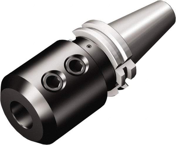 Sandvik Coromant - 40;50;50 System Size, Modular Tool Holding System Adapter - 115mm Projection, 90mm Body Diam, 8.5354" OAL, Through Coolant - Exact Industrial Supply