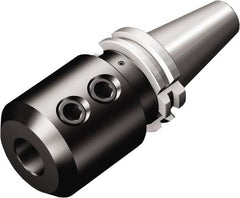 Sandvik Coromant - 25;50;50 System Size, Modular Tool Holding System Adapter - 3-15/16" Projection, 65mm Body Diam, 7.9449" OAL, Through Coolant - Exact Industrial Supply