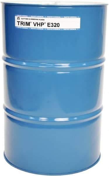 Master Fluid Solutions - Trim VHP E320, 54 Gal Drum Cutting & Grinding Fluid - Water Soluble, For Grinding, Drilling, Gundrilling, Gunreaming - Industrial Tool & Supply