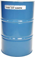 Master Fluid Solutions - Trim VHP E200PW, 54 Gal Drum Cutting & Grinding Fluid - Water Soluble, For Tapping, Reaming, Grinding - Industrial Tool & Supply