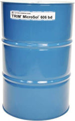 Master Fluid Solutions - Trim MicroSol 606 bd, 54 Gal Drum Cutting & Grinding Fluid - Semisynthetic - Industrial Tool & Supply