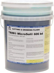 Master Fluid Solutions - Trim MicroSol 606 bd, 5 Gal Pail Cutting & Grinding Fluid - Semisynthetic - Industrial Tool & Supply