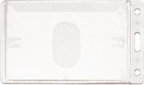 ADVANTUS - Cord Mounted Badge Holder - Clear - Industrial Tool & Supply