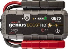 Noco - 12 Volt Jump Starter - 2,000 Amps, 2,000 Starter Amps - Industrial Tool & Supply
