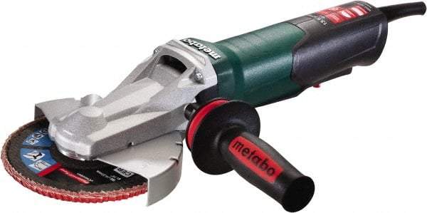Metabo - 6" Wheel Diam, 9,600 RPM, Corded Angle & Disc Grinder - 5/8-11 Spindle, 13.5 Amps - Industrial Tool & Supply