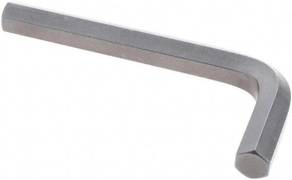 Paramount - 17mm Hex, Short Arm, Hex Key - 6-7/64" OAL, Protanium High Torque Steel, Metric System of Measurement - Industrial Tool & Supply