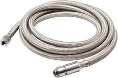B&K Mueller - 1/4" Compression Inlet, 1/4" Compression Outlet, Stainless Steel Icemaker Connector - Use with Ice Makers - Industrial Tool & Supply