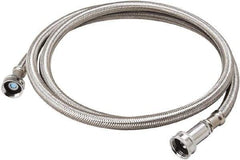 B&K Mueller - 3/4" Hose Inlet, 3/4" Hose Thread Outlet, Stainless Steel Washing Machine Connector - Use with Washer Machines - Industrial Tool & Supply