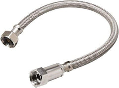 B&K Mueller - 3/8" Compression Inlet, 1/2" FIP Outlet, Stainless Steel Faucet Connector - Use with Faucets - Industrial Tool & Supply